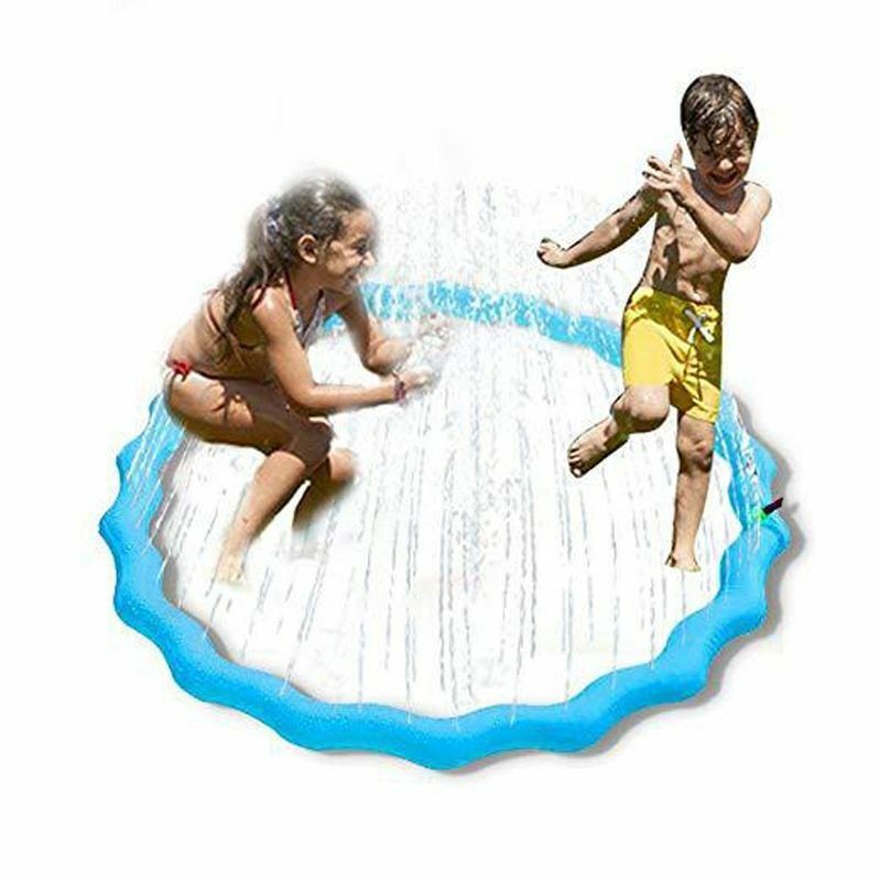 Spot PVC inflatable outdoor spray mat children splashing water ring inflatable toy spraying ball sprinkler pad