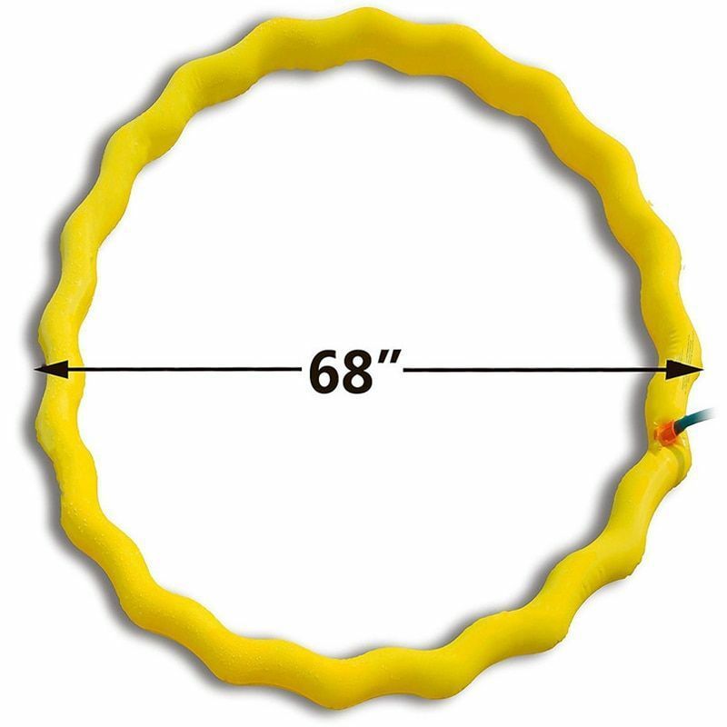 Spot PVC inflatable outdoor spray mat children splashing water ring inflatable toy spraying ball sprinkler pad
