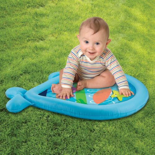 Spot PVC inflatable outdoor spray mat children splashing water ring inflatable toy spraying ball sprinkler pad