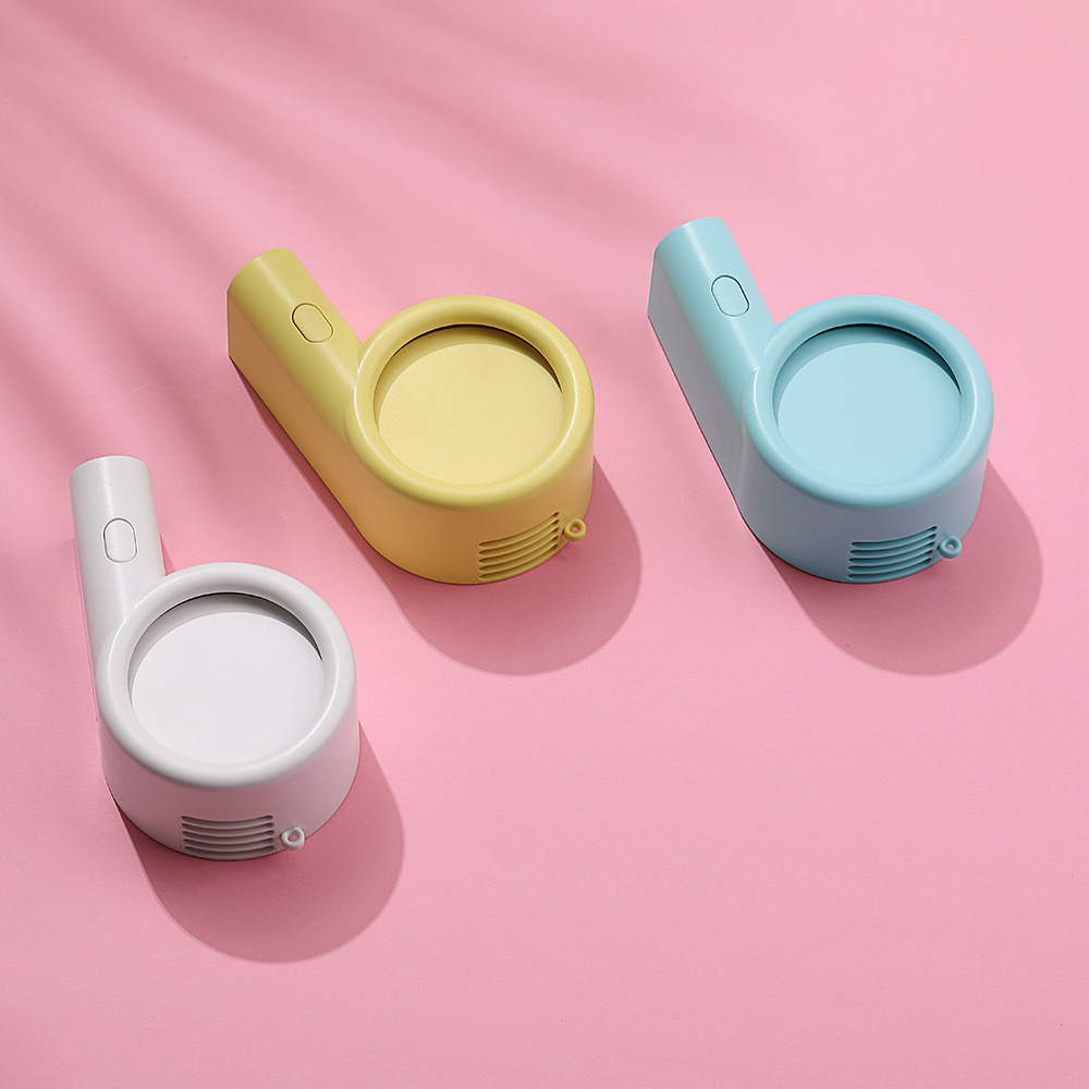 2021 New A9 Whistle Halter Fan USB Charging Mini Fan Desktop Handheld Convenient Electric Fan Customization