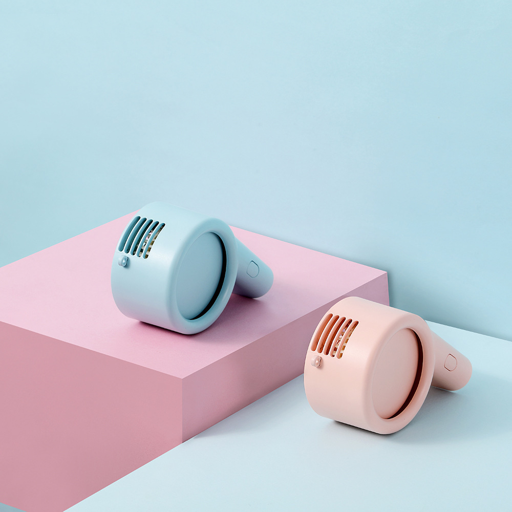 2021 New A9 Whistle Halter Fan USB Charging Mini Fan Desktop Handheld Convenient Electric Fan Customization