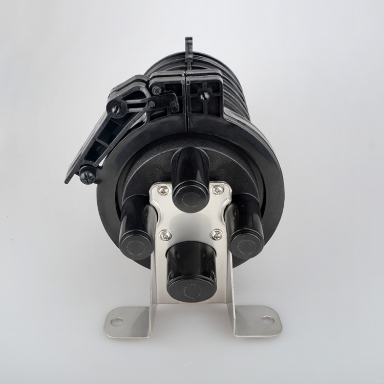 48 Core Cable Connector Box Vertical Cap Dome Barrel Optical Fiber Splice Box Fusion Package 2 in 2 out Two Outdoor