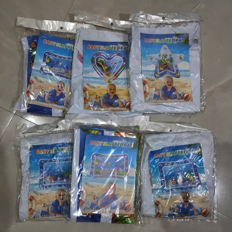 Wholesale PVC baby ice pad for children inflatable Pat Le water pad large baby sea creature merman game pad
