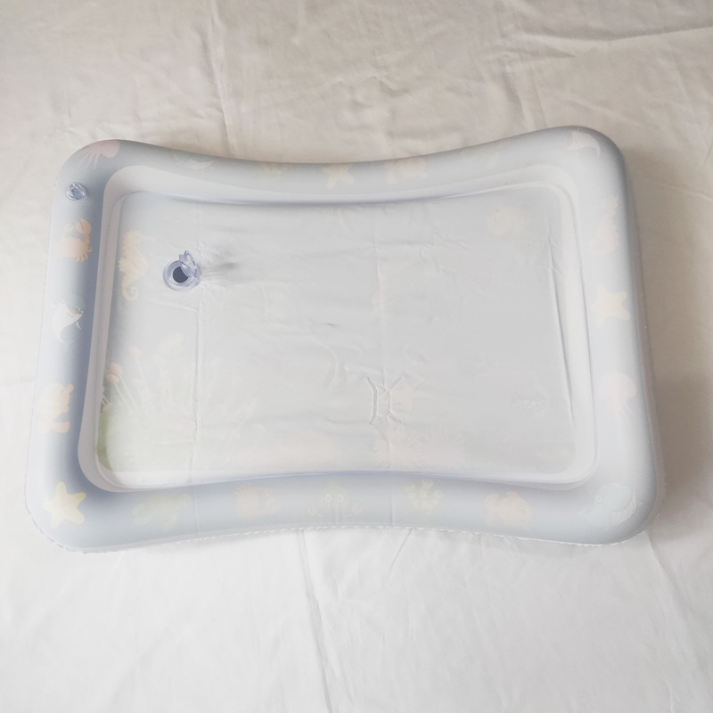Wholesale PVC baby ice pad for children inflatable Pat Le water pad large baby sea creature merman game pad