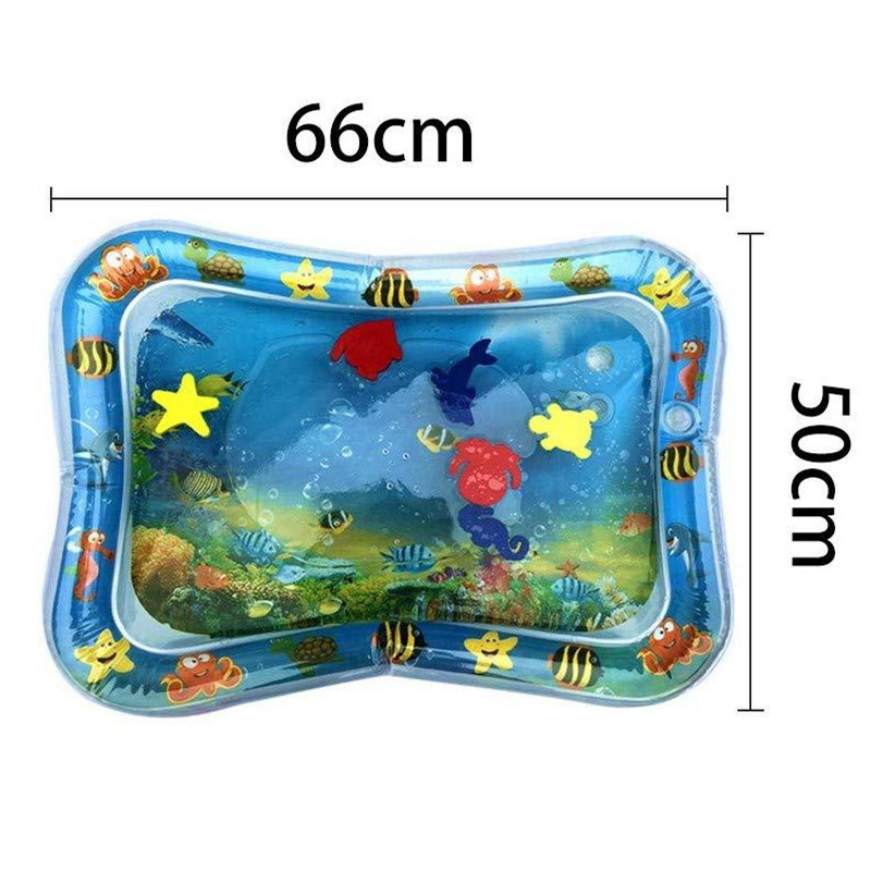 Wholesale PVC baby ice pad for children inflatable Pat Le water pad large baby sea creature merman game pad
