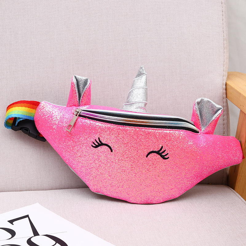 New Fashion Creative Waist Bag Children Cute Unicorn Shoulder Messenger Bag Cartoon Laser Sequins Children Backpack New Fashion Creative Waist Bag Children Cute Unicorn Shoulder Messenger Bag Cartoon Laser Sequins Children Backpack