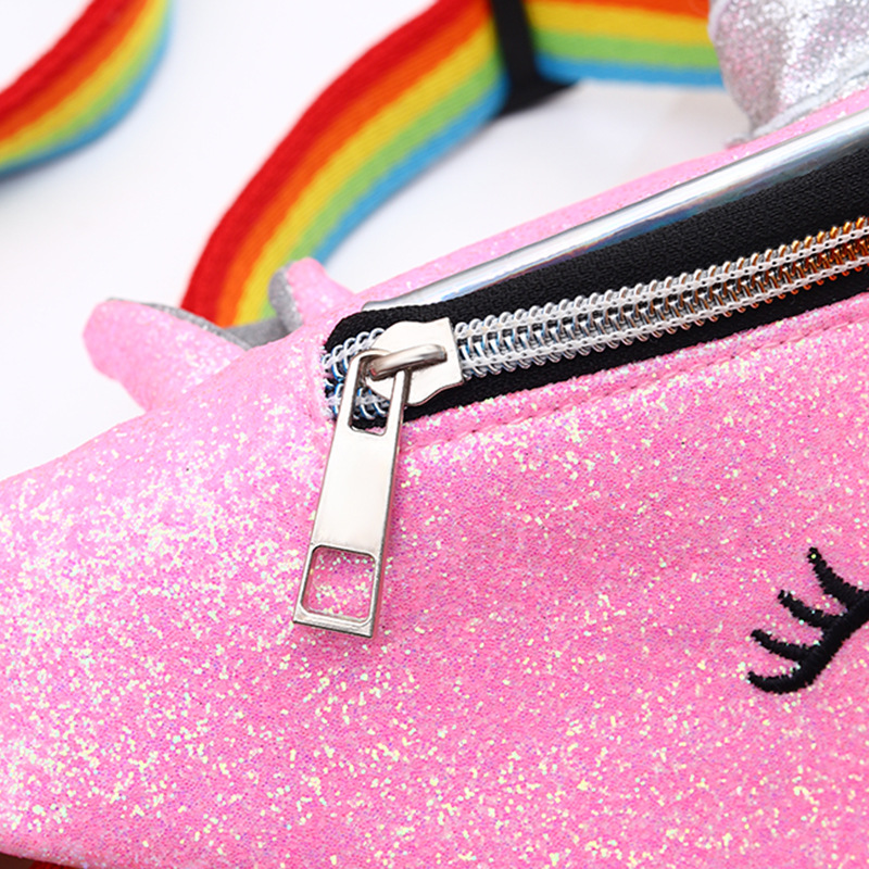New Fashion Creative Waist Bag Children Cute Unicorn Shoulder Messenger Bag Cartoon Laser Sequins Children Backpack New Fashion Creative Waist Bag Children Cute Unicorn Shoulder Messenger Bag Cartoon Laser Sequins Children Backpack