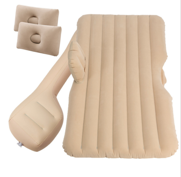 Car Airbed Flocking Head Protection Block Airbed Travel Car Airbed Pad Inflatable Lathe