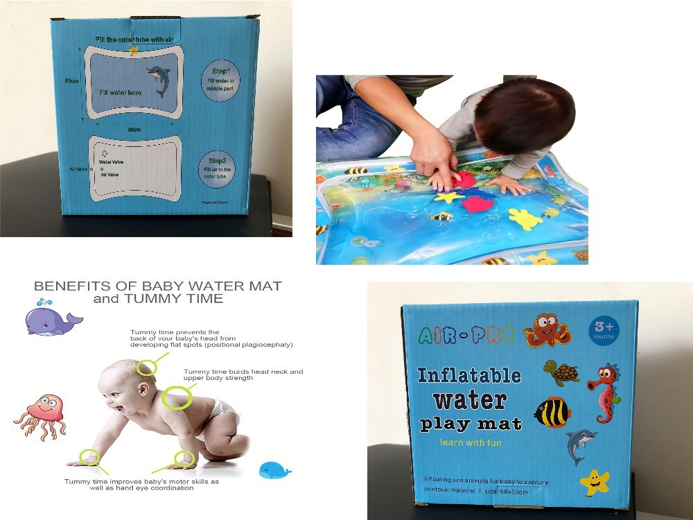 Amazon hot style water pad baby inflatable ice pad baby inflatable add water clap music manufacturers spot wholesale Amazon hot style water pad baby inflatable ice pad baby inflatable add water clap music manufacturers spot wholesale