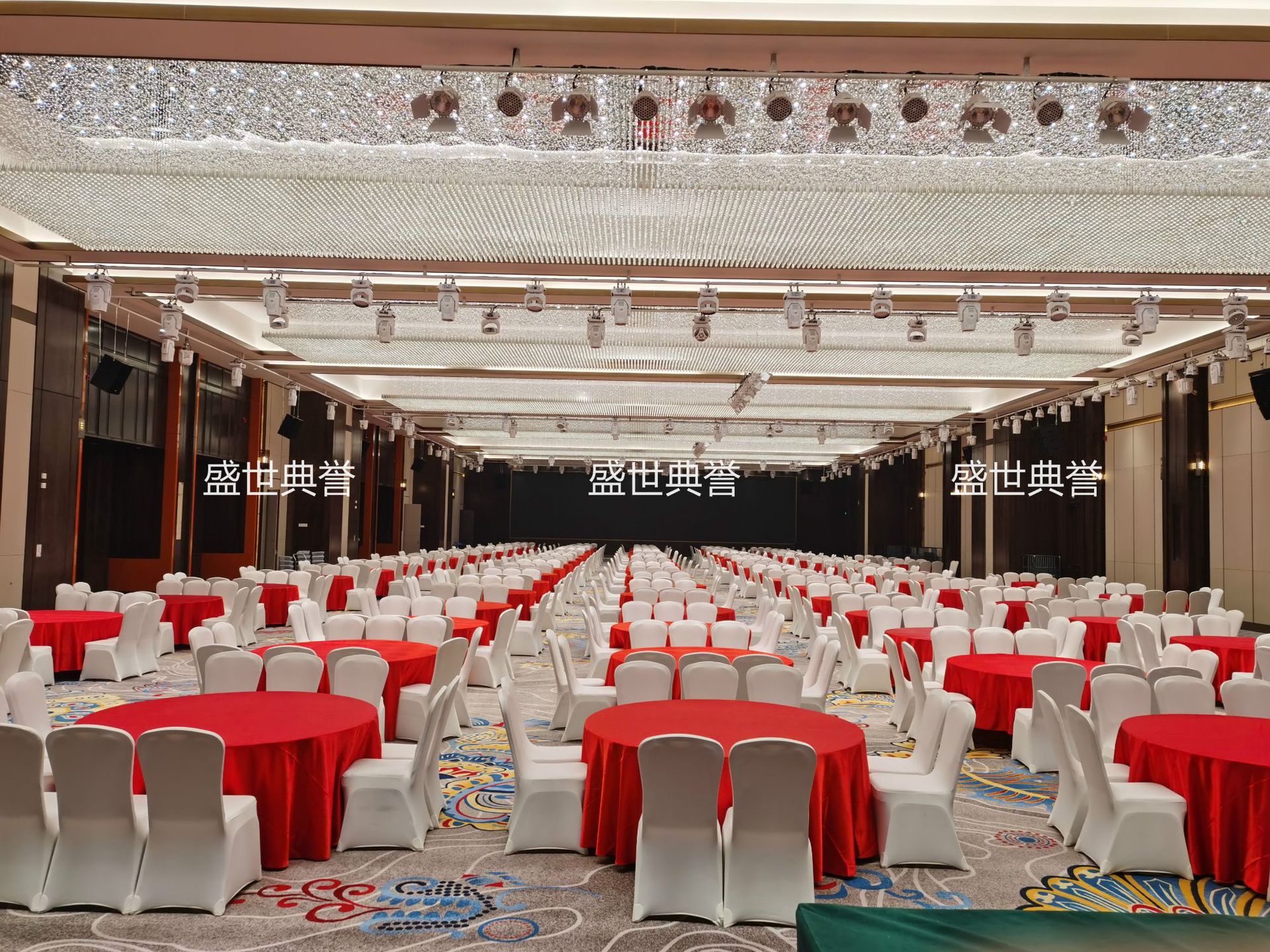 Hotel Banquet Dining Table and Chair Meeting Folding Chair Wedding Banquet Aluminum Chair Restaurant Dining Chair