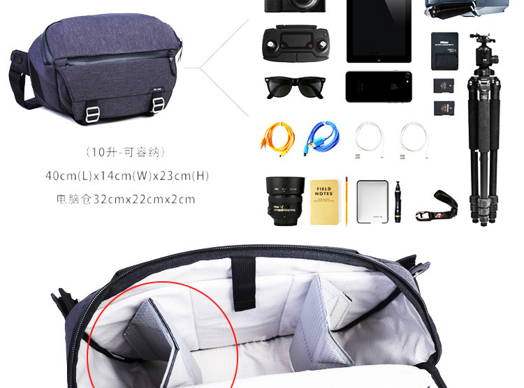 Lens Digital Camera Waist Bag Digital Photography Bag Waterproof Lightweight Camera Carrier Men and Women Lens Digital Camera Waist Bag Digital Photography Bag Waterproof Lightweight Camera Carrier Men and Women
