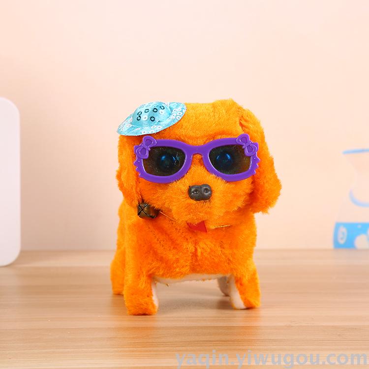 Electric toy flat hair cap glasses electric dog dog dog dog