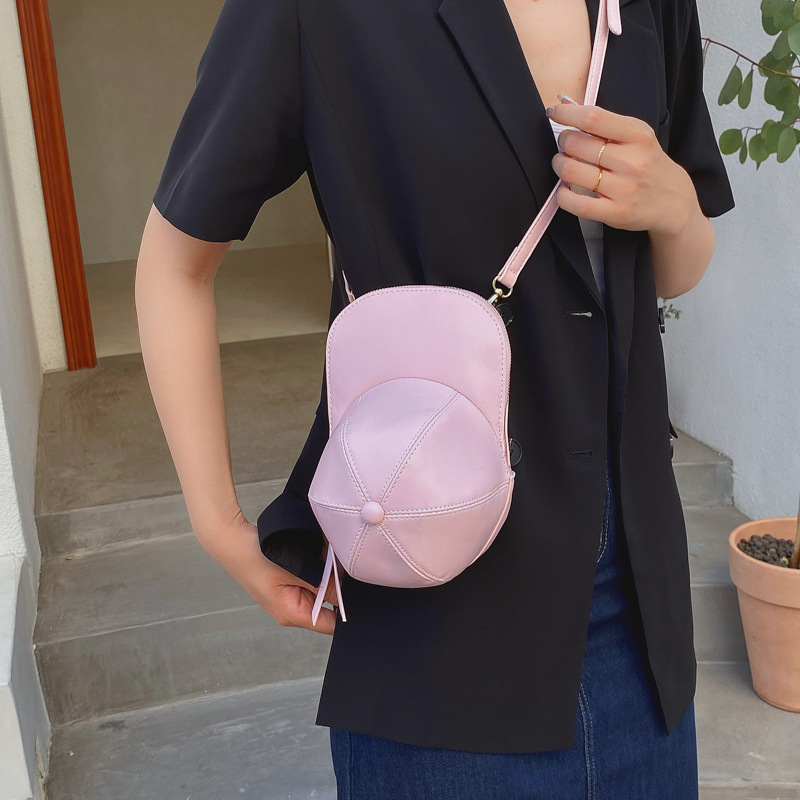 Cross-Border Eccentric Personality Cap Bag Summer 2021 Korean Fashion Design Ins Internet Celebrity Shoulder Small Crossbody round Bag