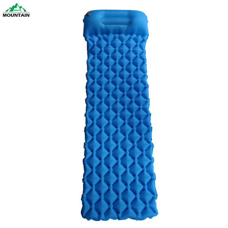 TPU Outdoor Inflatable Cushion Portable TPU Inflatable Mattress Camping Moisture Proof Pad Picnic Mat Diamond Mat