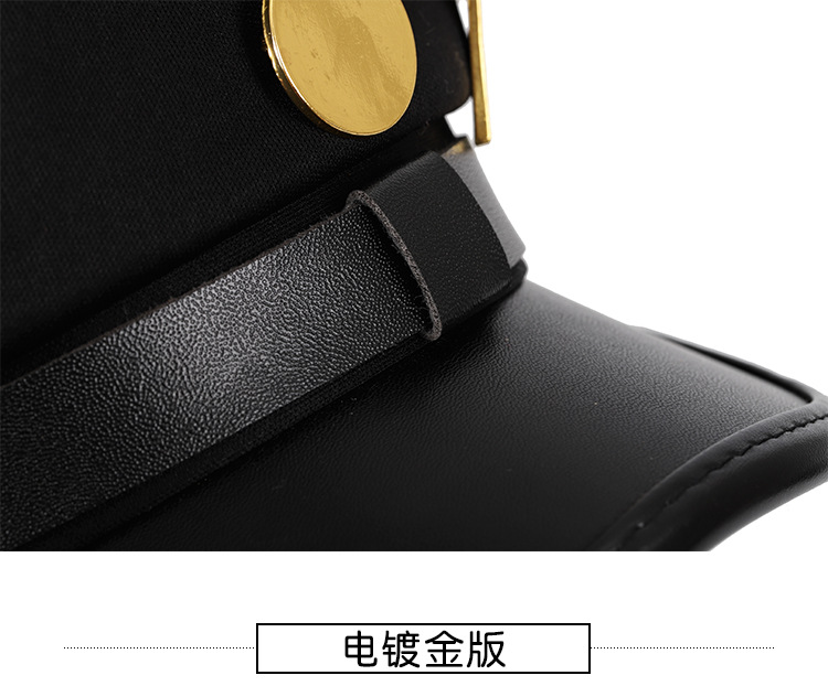 Manyun JoJo Kujo Jotaro Hat Anime Two-Dimensional Cos Wonderful Adventure Personality All-Match Student's Hat Peaked Cap Manyun JoJo Kujo Jotaro Hat Anime Two-Dimensional Cos Wonderful Adventure Personality All-Match Student's Hat Peaked Cap