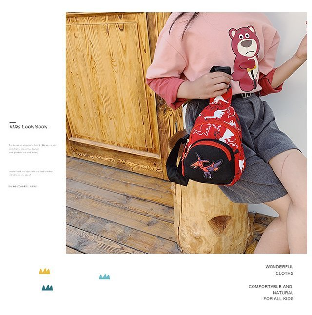 Children's Popular Messenger Bag Fashionable Stylish Waist Bag Boys and Girls Handsome Dinosaur Shoulder Bag Baby Cute Chest Bag Children's Popular Messenger Bag Fashionable Stylish Waist Bag Boys and Girls Handsome Dinosaur Shoulder Bag Baby Cute Chest Bag