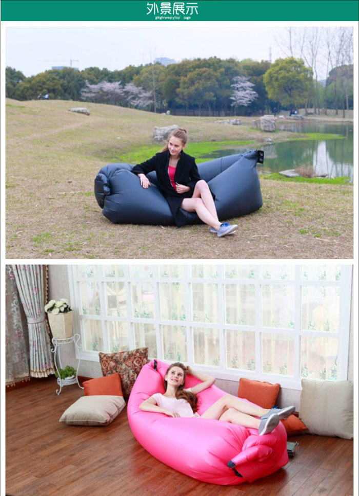 Lazy Air Sofa Inflatable Sleeping Bag Outdoor Lazy Bed Portable Beach Sleeping Bag Lazy Air Sofa Inflatable Sleeping Bag Outdoor Lazy Bed Portable Beach Sleeping Bag