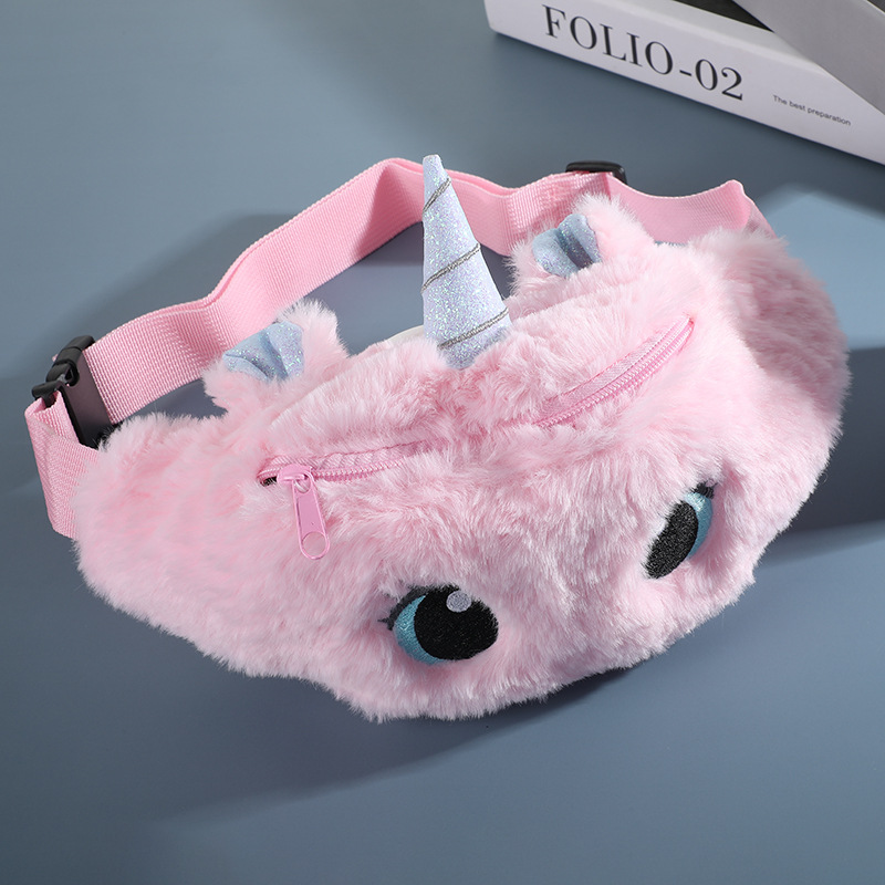 Unicorn Waist Bag Cartoon Plush Shoulder Bag Girl Cute Gift Waist Bag Kindergarten Kid's Messenger Bag Chest Bag Unicorn Waist Bag Cartoon Plush Shoulder Bag Girl Cute Gift Waist Bag Kindergarten Kid's Messenger Bag Chest Bag
