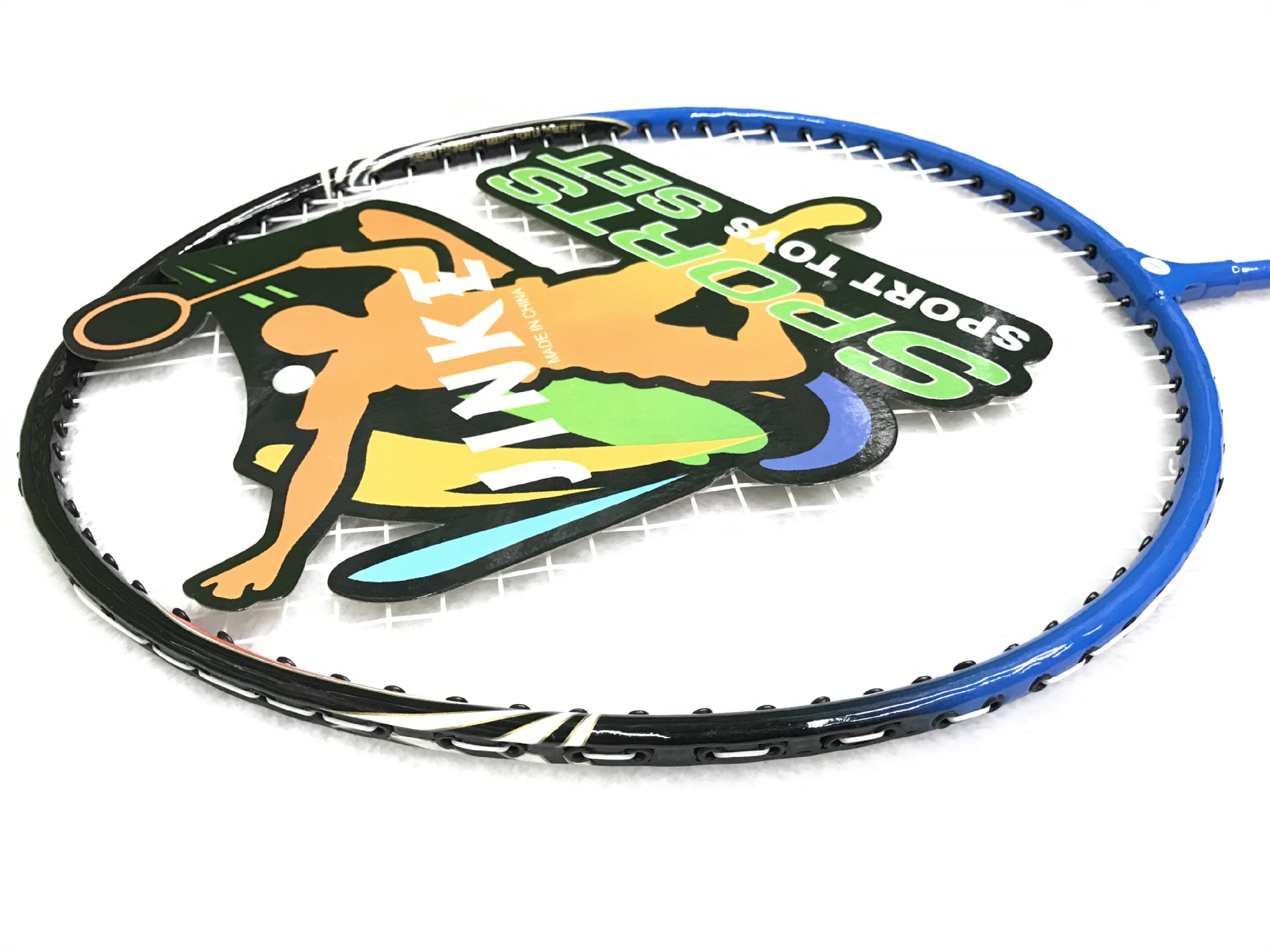 The factory direct selling JINKE-1005 badminton rackets 2 pieces to take super light alloy competition training special The factory direct selling JINKE-1005 badminton rackets 2 pieces to take super light alloy competition training special