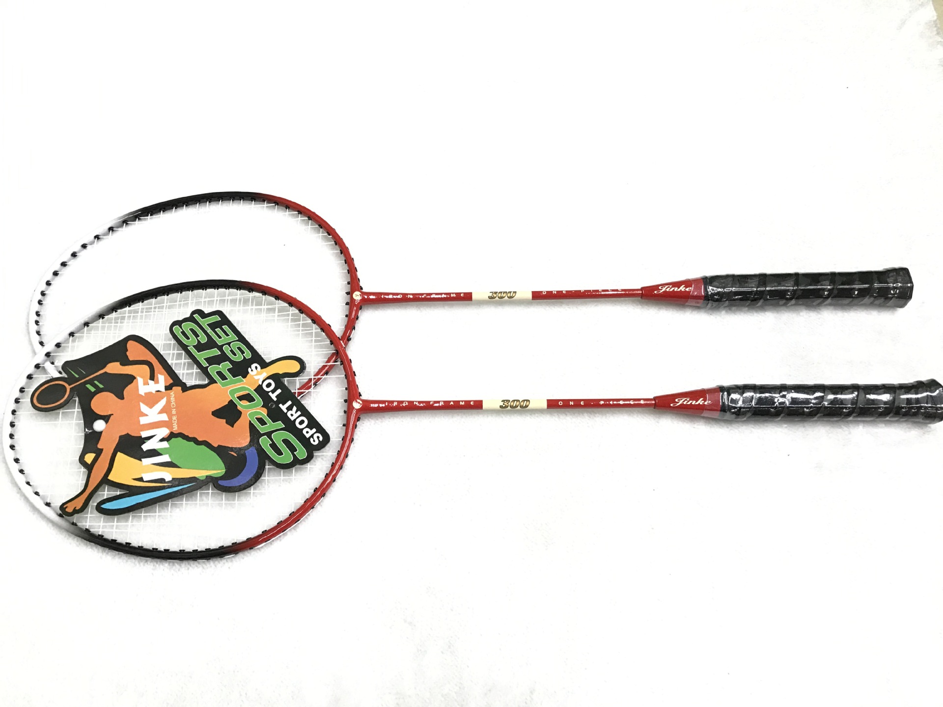 The factory direct selling JINKE-1005 badminton rackets 2 pieces to take super light alloy competition training special The factory direct selling JINKE-1005 badminton rackets 2 pieces to take super light alloy competition training special