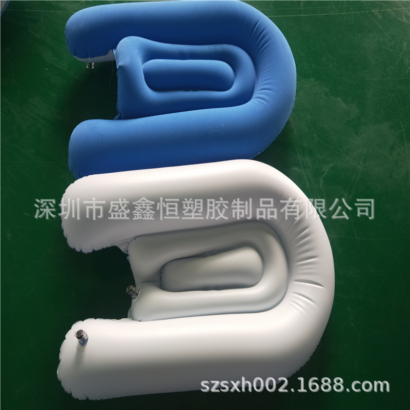 Factory Cross-Border Exclusive for Sleeping Pillow Amazon Best-Selling Office Multi-Functional PVC Flocking Inflatable Medical Pillow Factory Cross-Border Exclusive for Sleeping Pillow Amazon Best-Selling Office Multi-Functional PVC Flocking Inflatable Medical Pillow