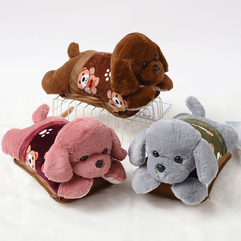 New Cartoon Plush Hot Water Bag Safe and Explosion Protective Double Plug Electric Warming Warm Waist Warm Feet Charging Hand Warmer Factory Direct Sales
