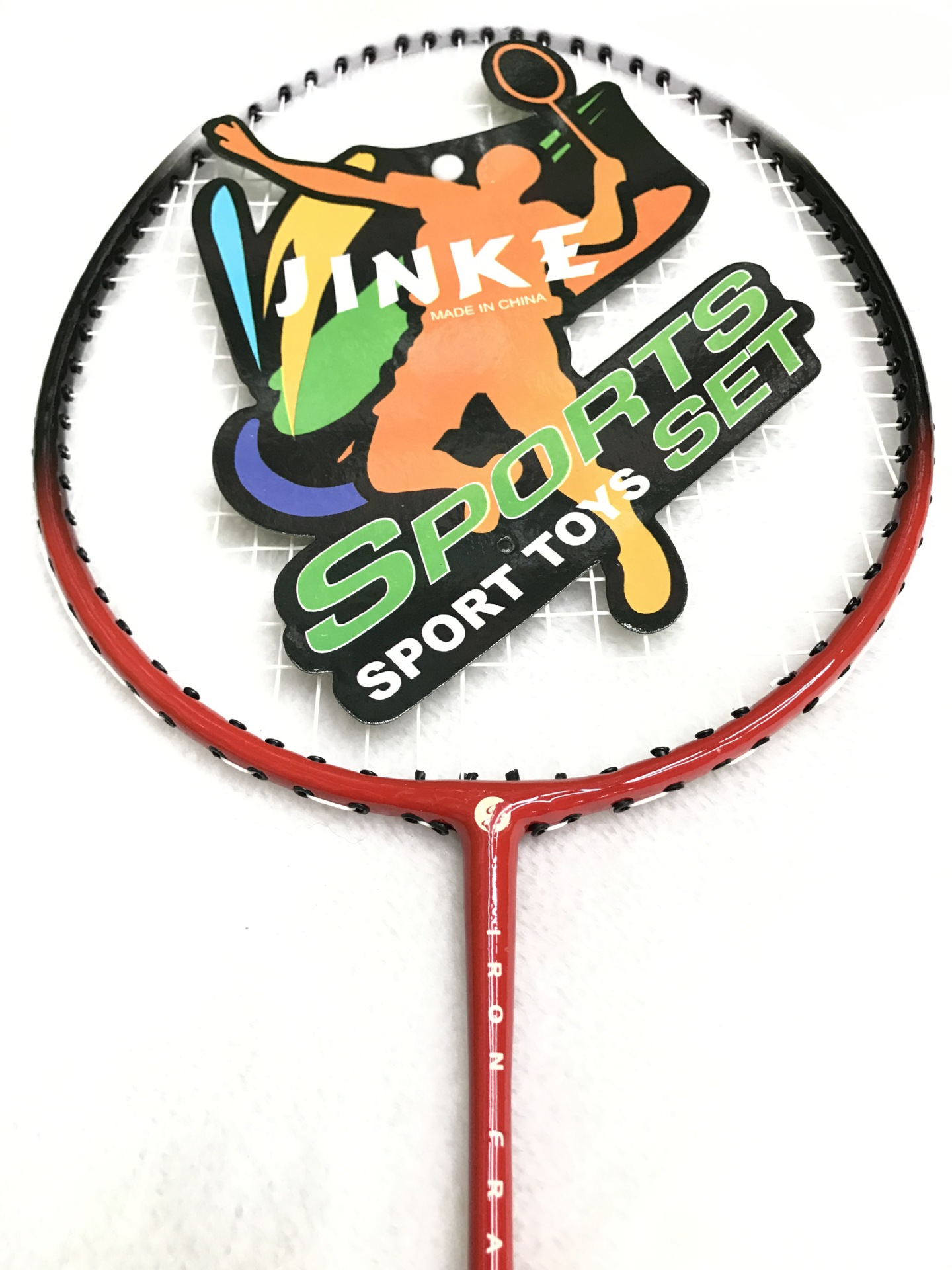 The factory direct selling JINKE-300 badminton rackets 2 to be used for the super light alloy competition training 