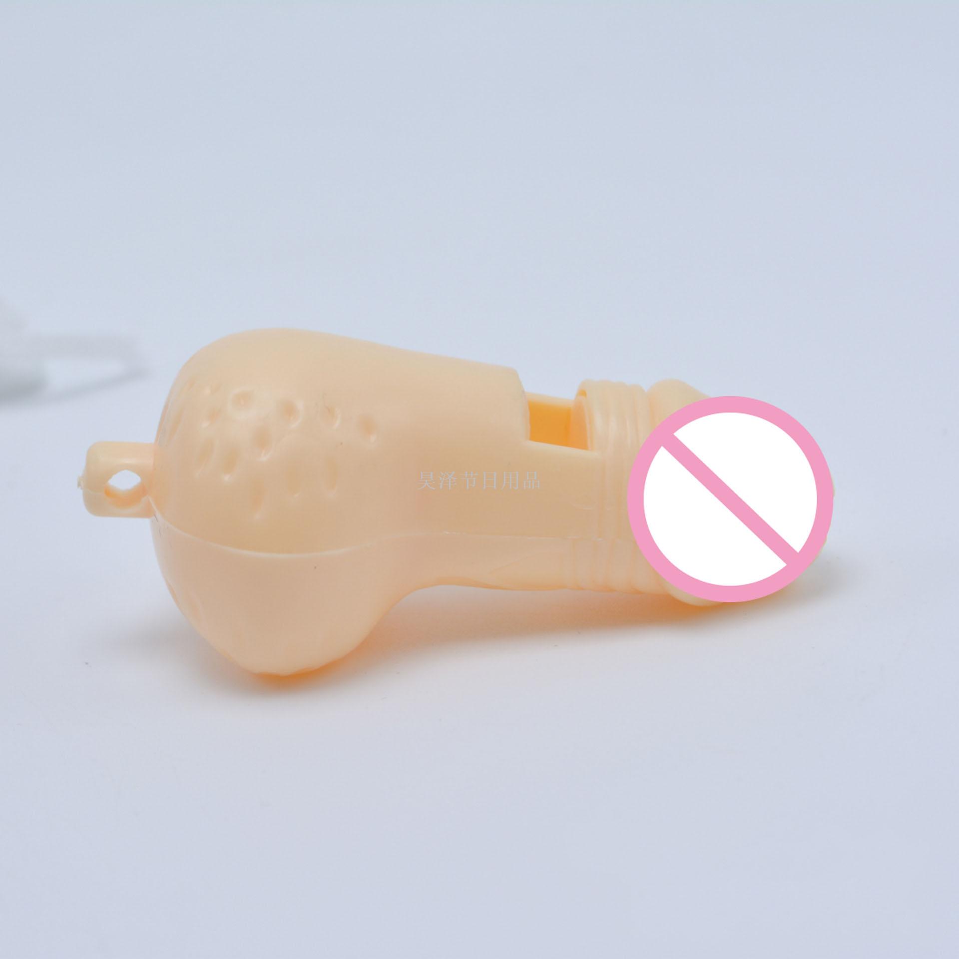 Single Party Bar KTV Props Sexy Whistle Passion JJ Chest Cheer Whistle Hen Party Supplies
