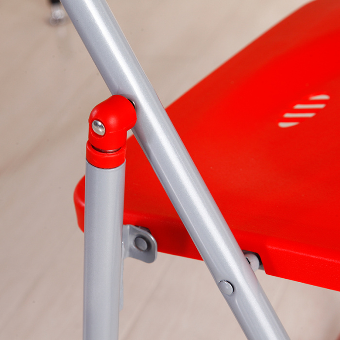 Zheng hao hotel supplies office chair plastic folding chair back chair conference chair manufacturers direct customization