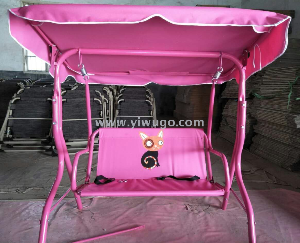 New cartoon children two people swing baby swing chair hanging chair leisure folding chair courtyard library swing New cartoon children two people swing baby swing chair hanging chair leisure folding chair courtyard library swing