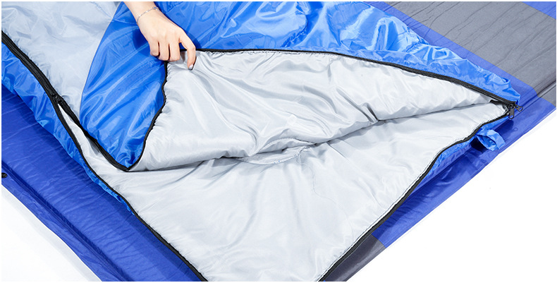 New Splicing Single Sleeping Bag Outdoor Waterproof Warm Spring and Summer Leisure Multi-Functional Camping Sleeping Bag New Splicing Single Sleeping Bag Outdoor Waterproof Warm Spring and Summer Leisure Multi-Functional Camping Sleeping Bag