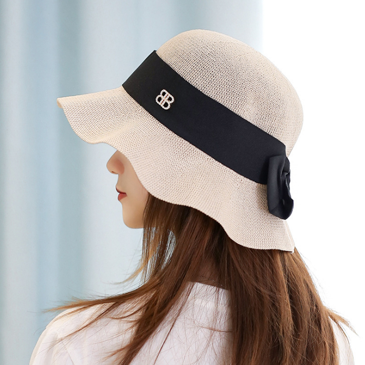 Ins Version Letter Sticker Bucket Hat Panama Hunting Hat Lit