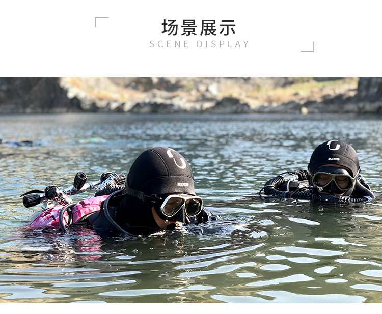 Warm Diving Hood Men and Women 3mm Snorkeling Surfing Sun Protection Diving Swimming Cap Winter Swimming Diving Helmet Warm Diving Hood Men and Women 3mm Snorkeling Surfing Sun Protection Diving Swimming Cap Winter Swimming Diving Helmet