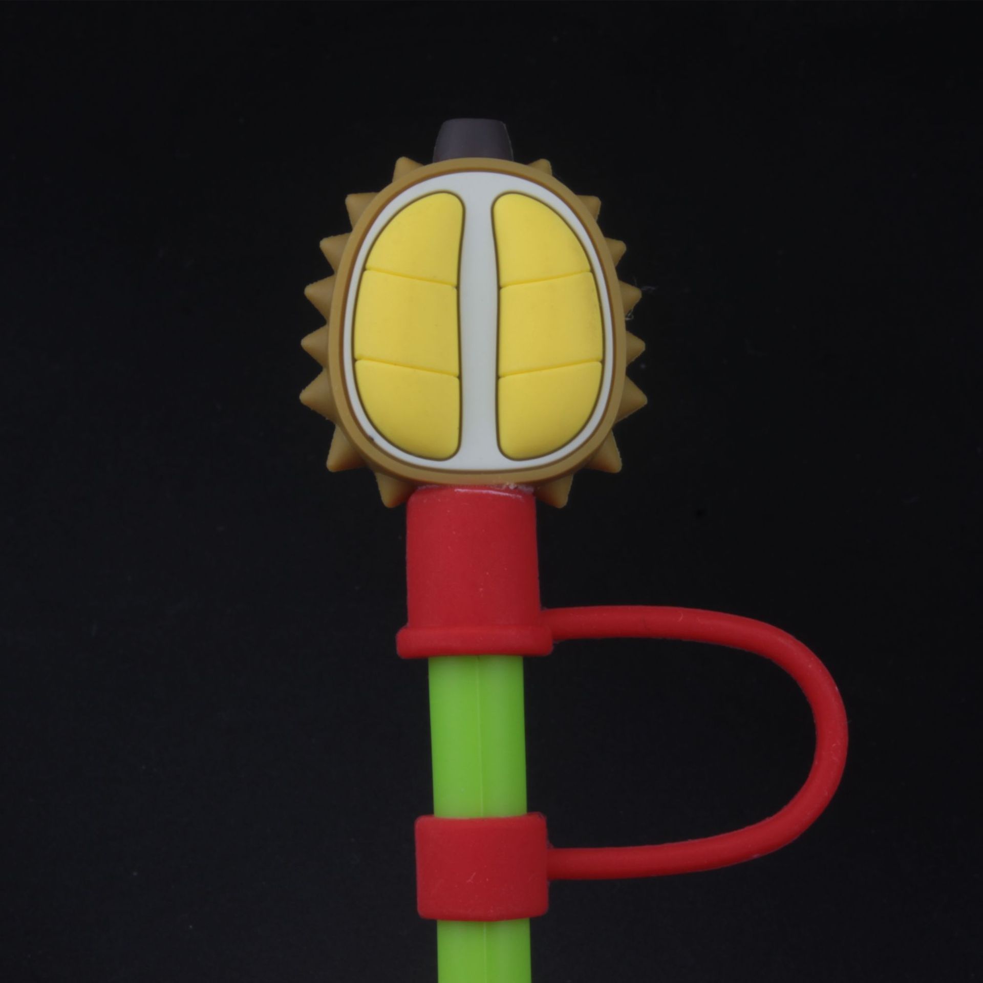 Silicone Glass Straw Dust Plug Dust Protection Cap Cute Doll Straw Dust Cover Anti-Dust Insect-Proof