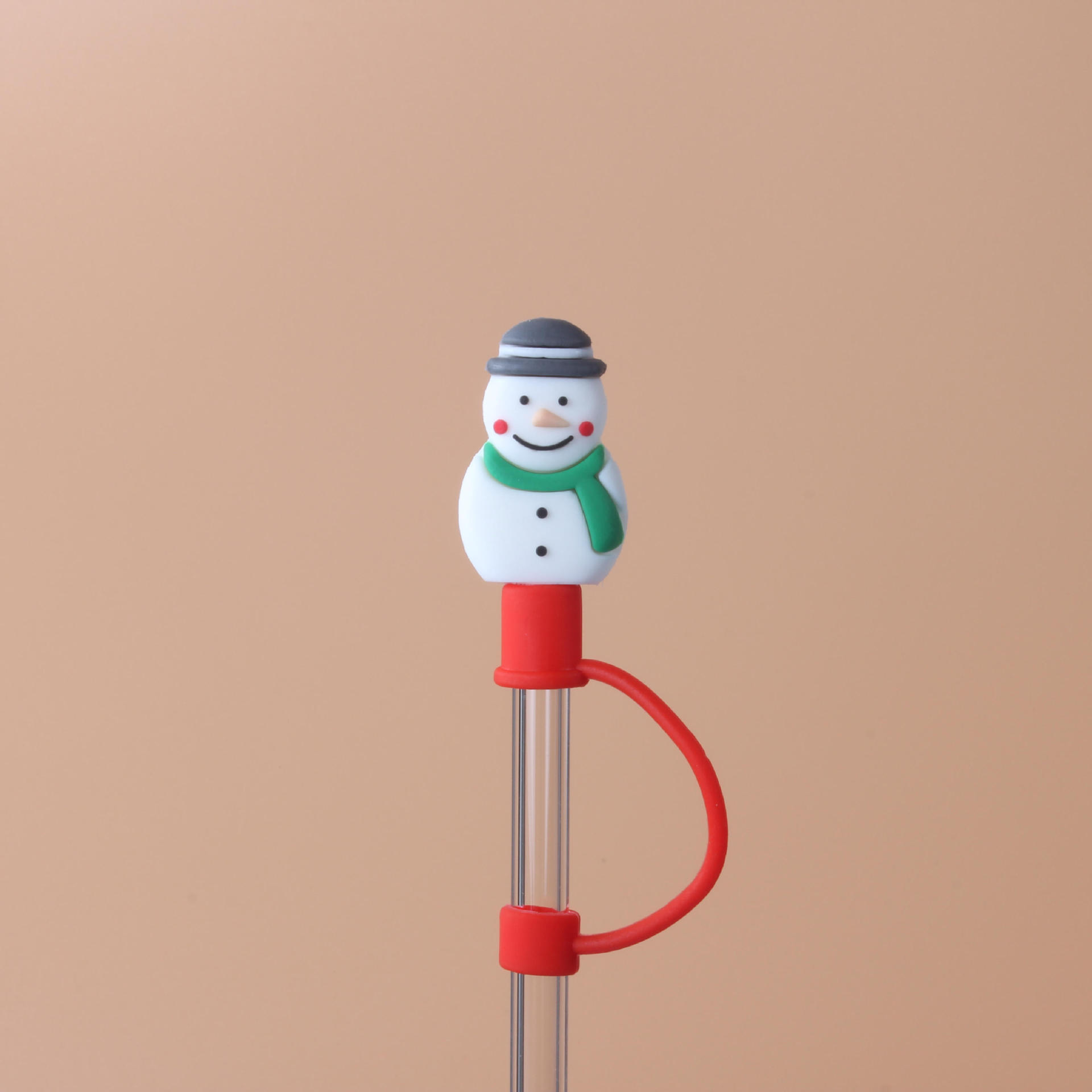 Silicone Glass Straw Dust Plug Dust Protection Cap Cute Doll Straw Dust Cover Anti-Dust Insect-Proof