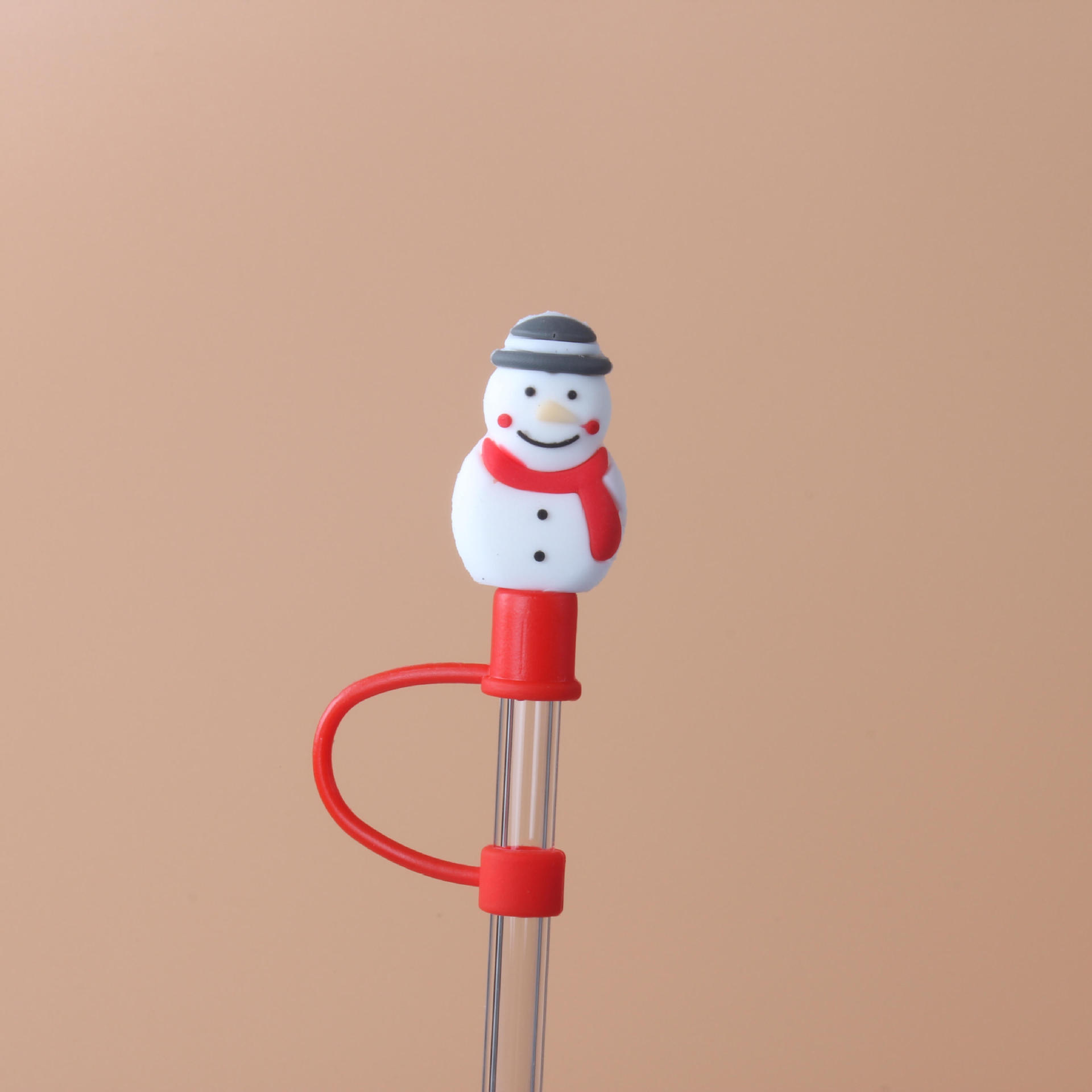 Silicone Glass Straw Dust Plug Dust Protection Cap Cute Doll Straw Dust Cover Anti-Dust Insect-Proof