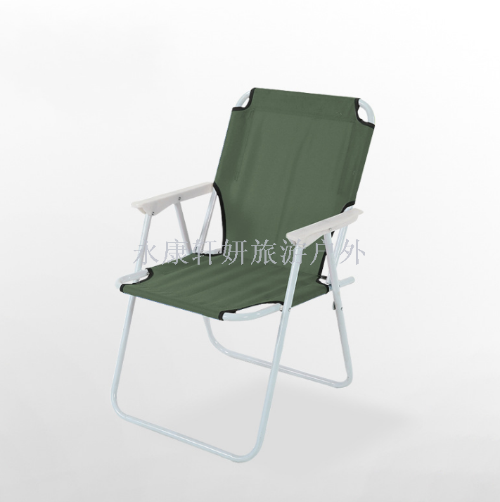 Outdoor folding chair iron cloth chair beach chair Brazilian chair low chair leisure chair can be customized