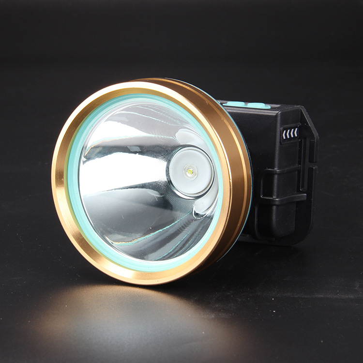 Led Strong Light Induction Headlamp Outdoor Hunting Lithium Battery Headlamp Probe Mine Head-Mounted Night Night Fish Luring Lamp