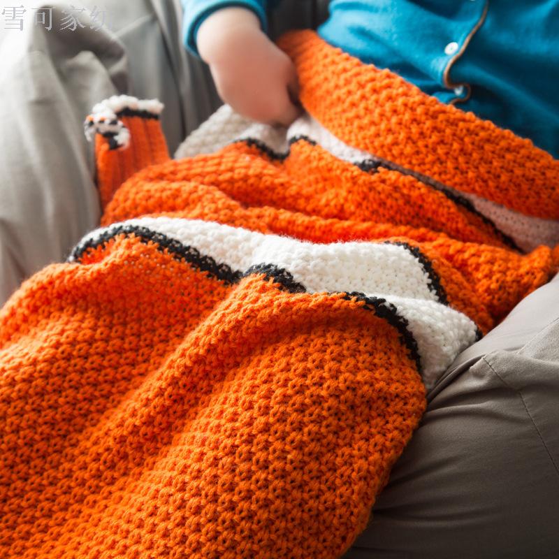 Knitted mermaid tail blankets available in stock nemo fish new knitted children's sleeping bag Knitted mermaid tail blankets available in stock nemo fish new knitted children's sleeping bag