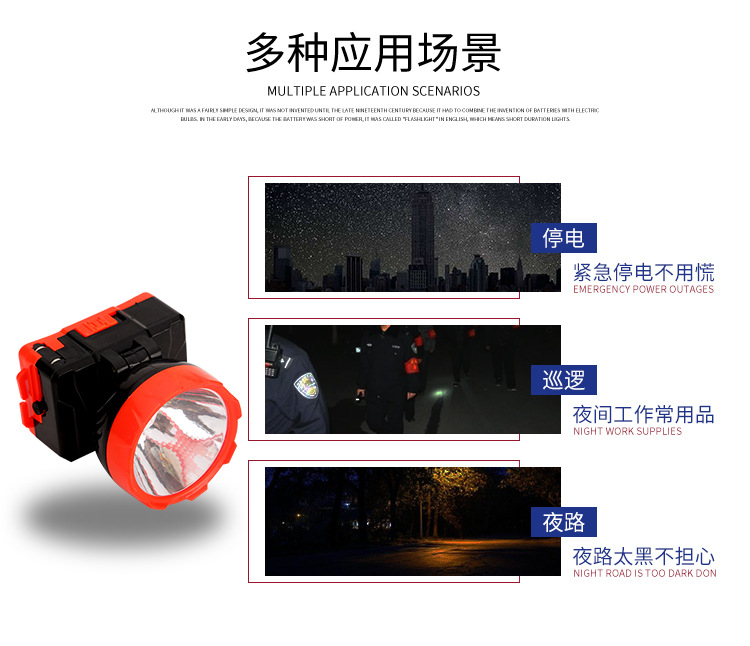 Rechargeable LED Lithium Battery Headlights Spotlight Outdoor Adventure Hunting Glare Long-Range Headlights Factory Wholesale