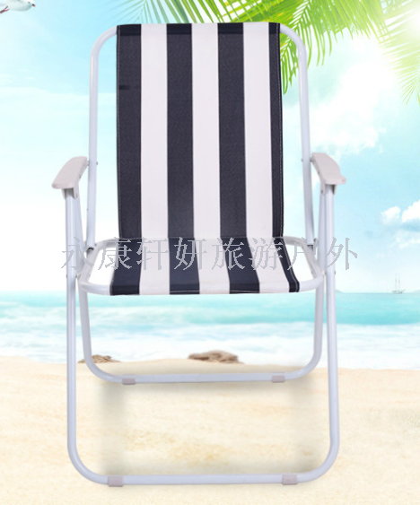 Outdoor folding beach chair spring chair folding chair camping chair backseat fishing chair leisure chair
