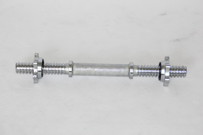 Dumbbell bar Mercerized plated Rod hand Bell Rod weight dumbbell bar 35, 45CM comes with galvanised nuts