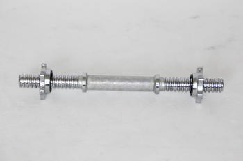 Dumbbell bar Mercerized plated Rod hand Bell Rod weight dumbbell bar 35, 45CM comes with galvanised nuts