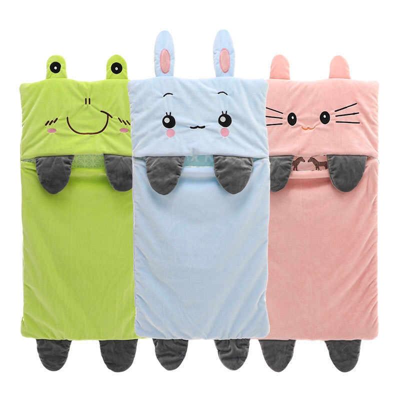 Cartoon sleeping bag baby anti-kick warm heavy sleeping bag quilt Cartoon sleeping bag baby anti-kick warm heavy sleeping bag quilt