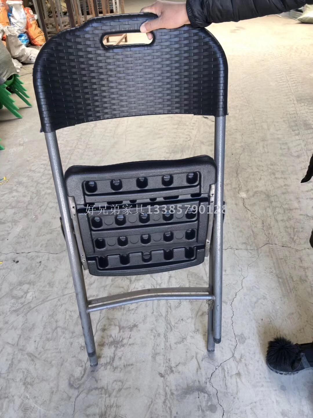 New Woven Rattan Reinforced Folding Chair Outdoor Recliner Training Chair Simple Table and Chair New Woven Rattan Reinforced Folding Chair Outdoor Recliner Training Chair Simple Table and Chair