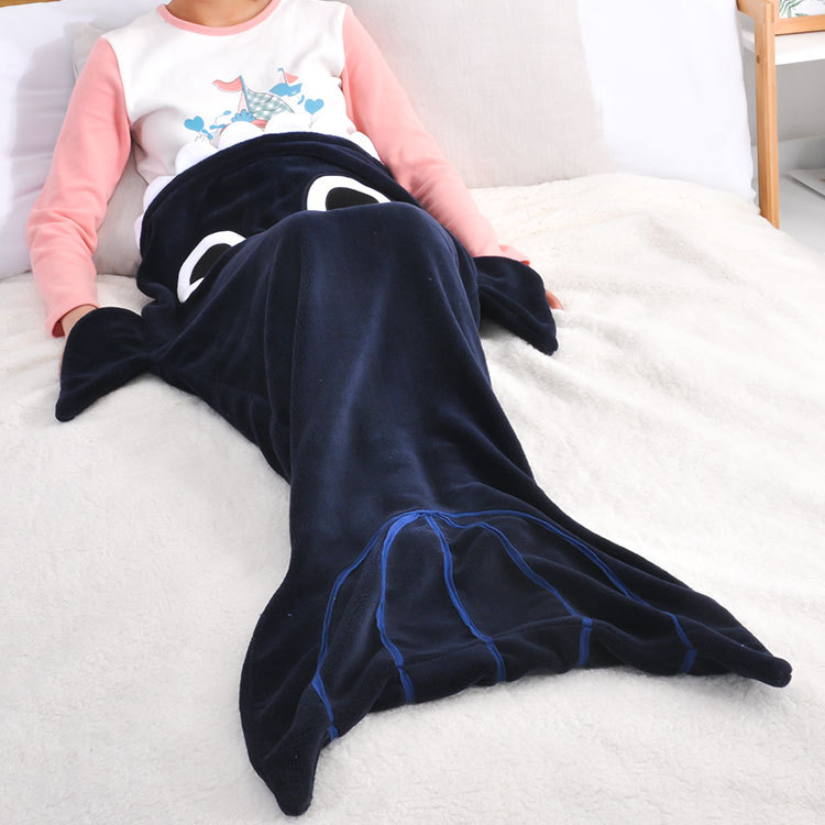 Thickened flannel mermaid blanket cartoon embroidery mermaid blanket children cartoon sleeping bag custom 60*180CM Thickened flannel mermaid blanket cartoon embroidery mermaid blanket children cartoon sleeping bag custom 60*180CM