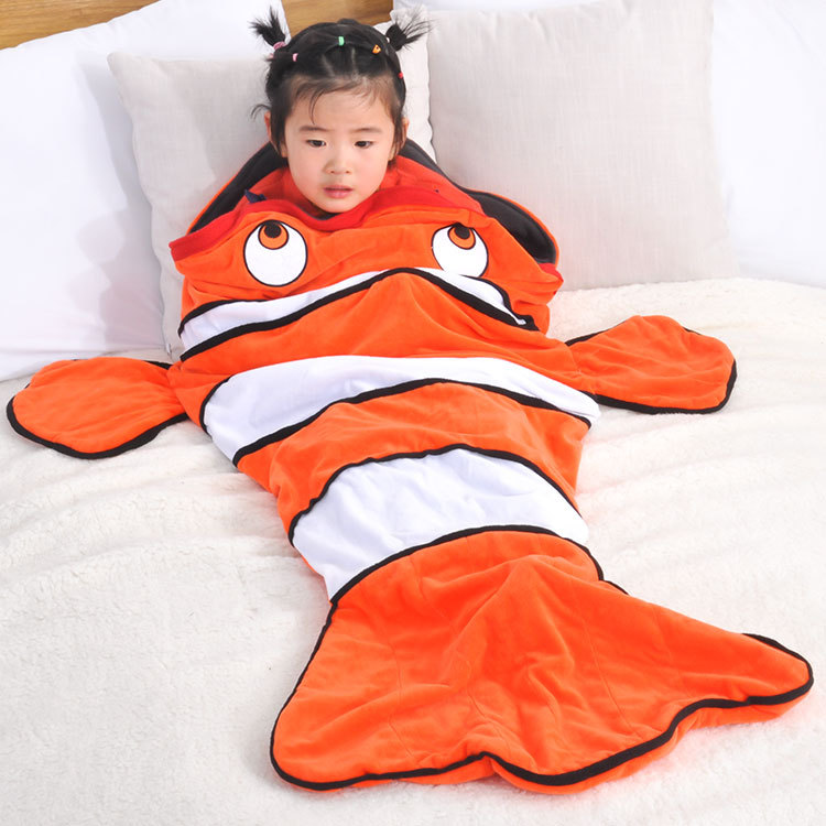 Thickened flannel mermaid blanket cartoon embroidery mermaid blanket children cartoon sleeping bag custom 60*180CM Thickened flannel mermaid blanket cartoon embroidery mermaid blanket children cartoon sleeping bag custom 60*180CM