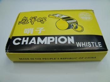 Champion boxed iron regular referees whistle sport survival whistle