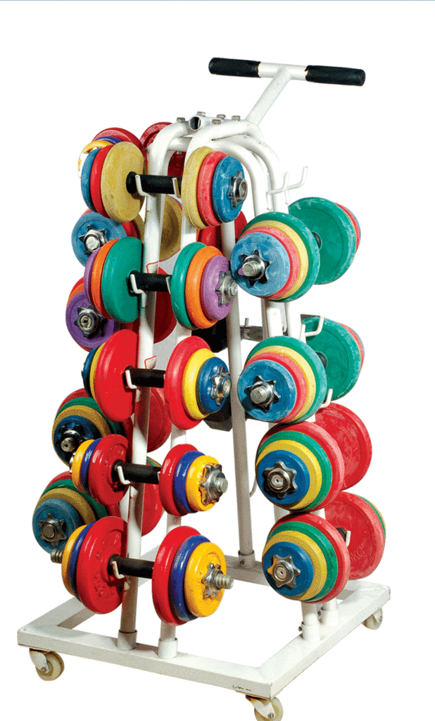 Dumbbell rack white wholesale price welcome