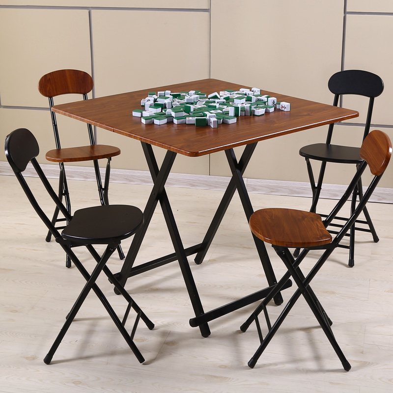 Folding Chair Modern Simple Small Stool Household Folding Chair Portable Folding Fashion Backrest Chair Simple Folding Stool